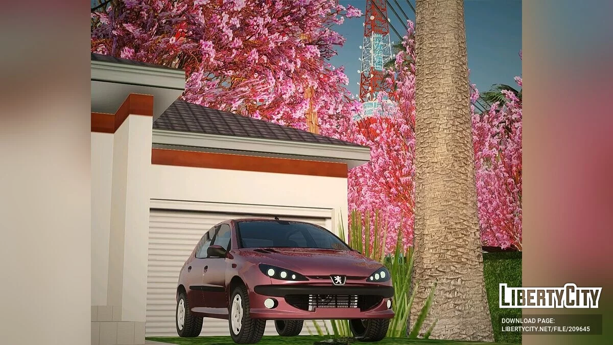 Peugeot 206 (Иранский) / GTA San Andreas