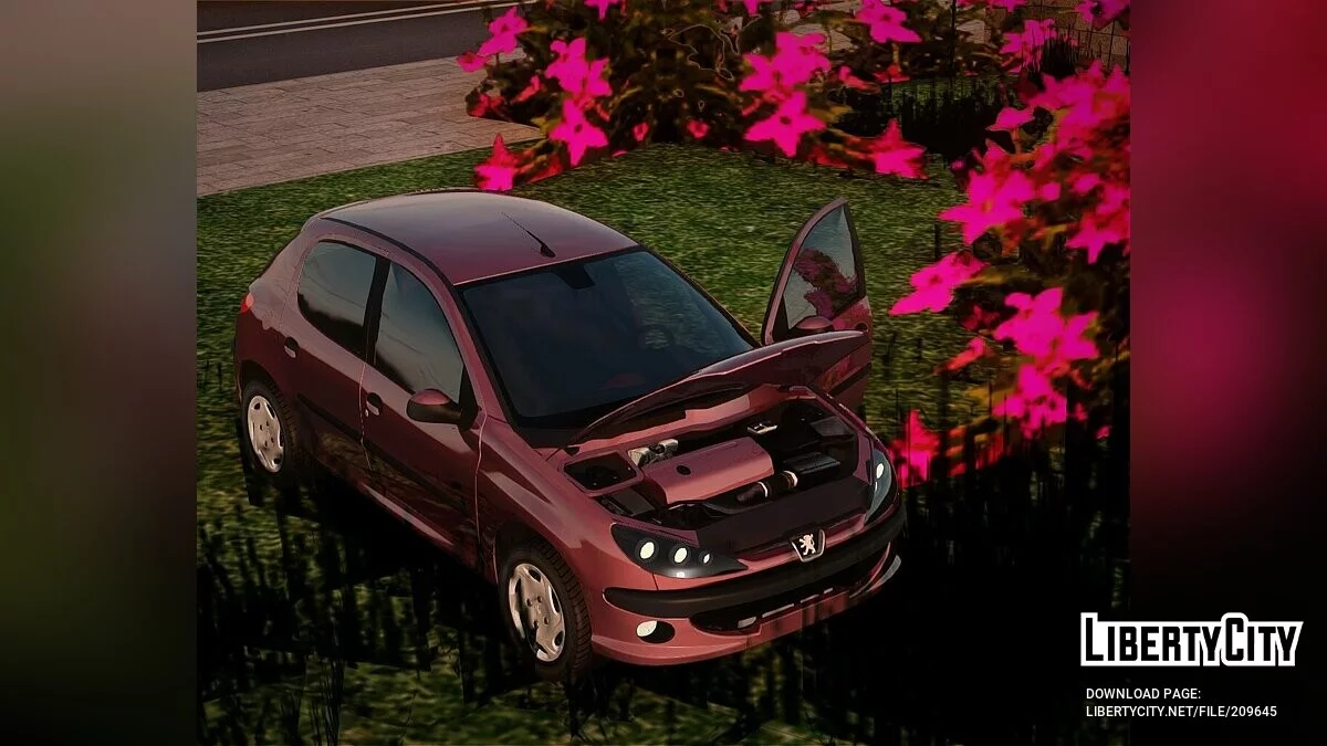 Peugeot 206 (Иранский) / GTA San Andreas