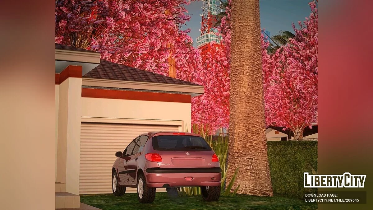 Peugeot 206 (Иранский) / GTA San Andreas