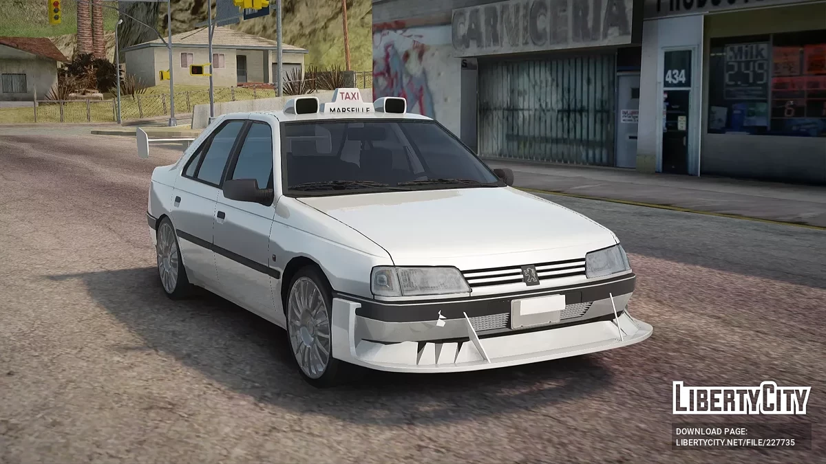 Peugeot 405 GLX Taxi Farance / GTA San Andreas