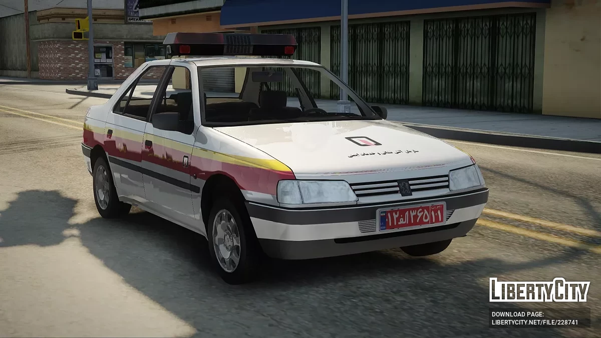 Peugeot 405 GLX Fire Emdad / GTA San Andreas