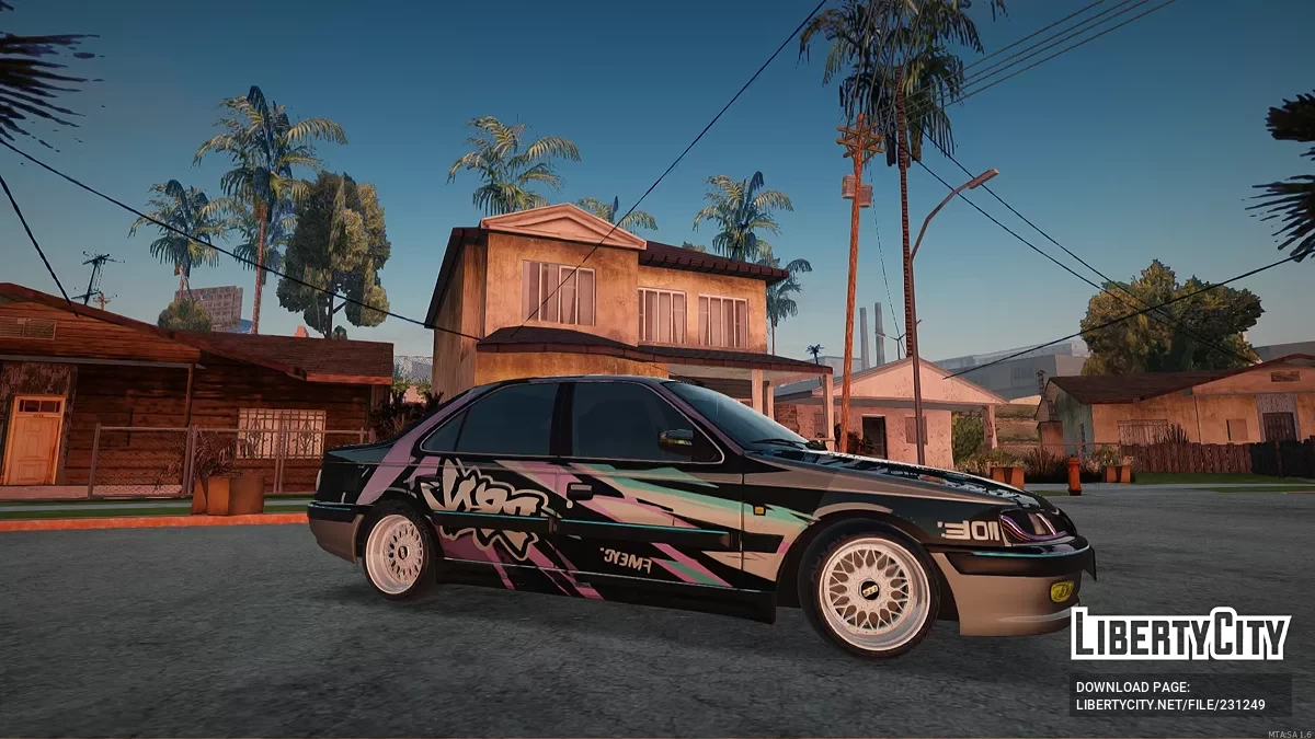 Peugeot Pars – Кастомный кузов в уличном стиле (Уличная версия) / GTA San Andreas