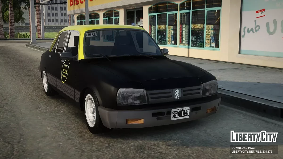 Peugeot 504 Taxi / GTA San Andreas