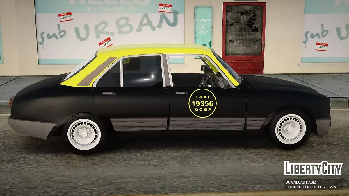 Peugeot 504 Taxi / GTA San Andreas