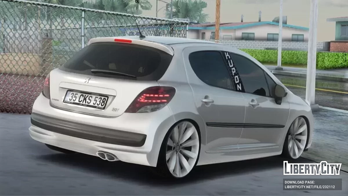 Peugeot 207 35CKS538 / GTA San Andreas