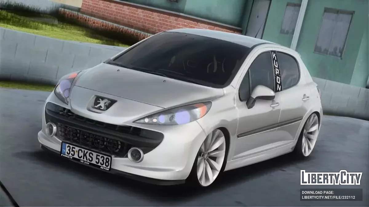 Peugeot 207 35CKS538 / GTA San Andreas