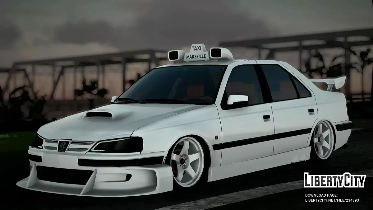 Peugeot Pars (Такси) / GTA San Andreas
