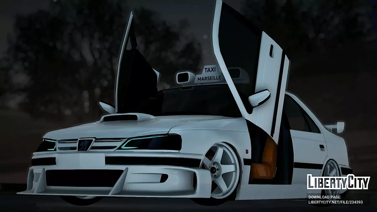 Peugeot Pars (Такси) / GTA San Andreas