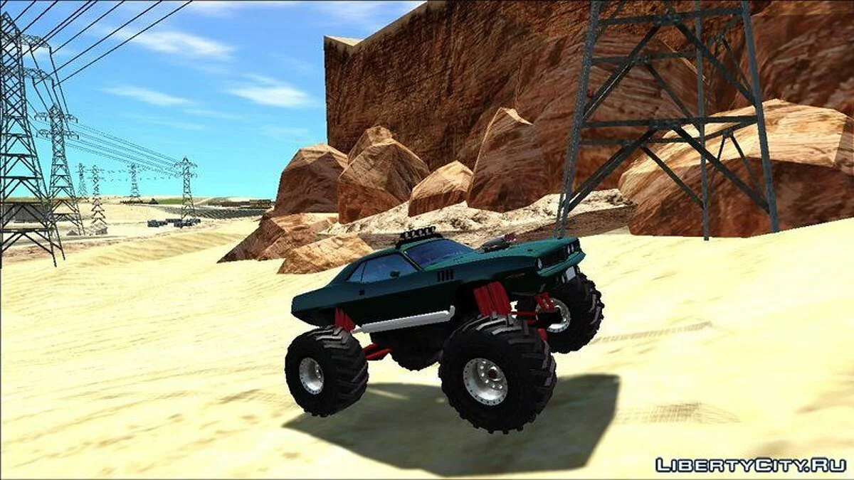Plymouth Hemi Cuda Monster Truck 1971 / GTA San Andreas