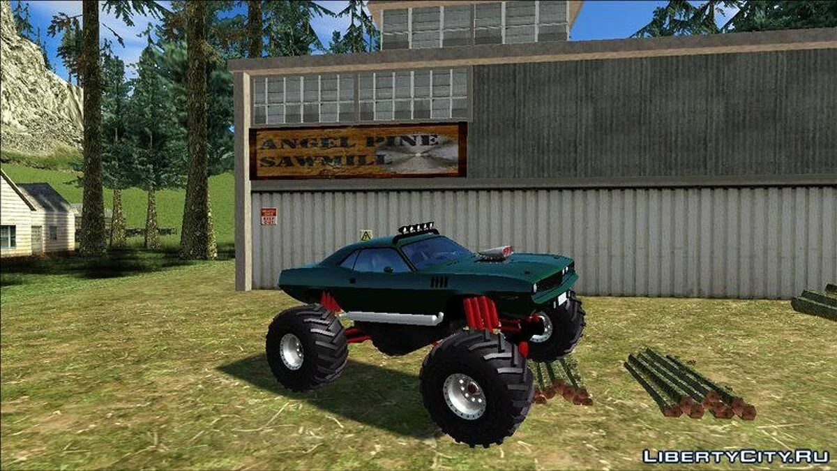 Plymouth Hemi Cuda Monster Truck 1971 / GTA San Andreas