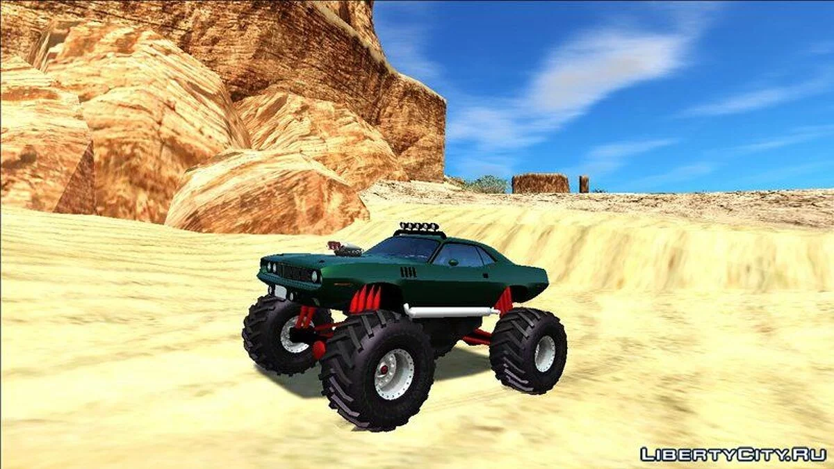 Plymouth Hemi Cuda Monster Truck 1971 / GTA San Andreas