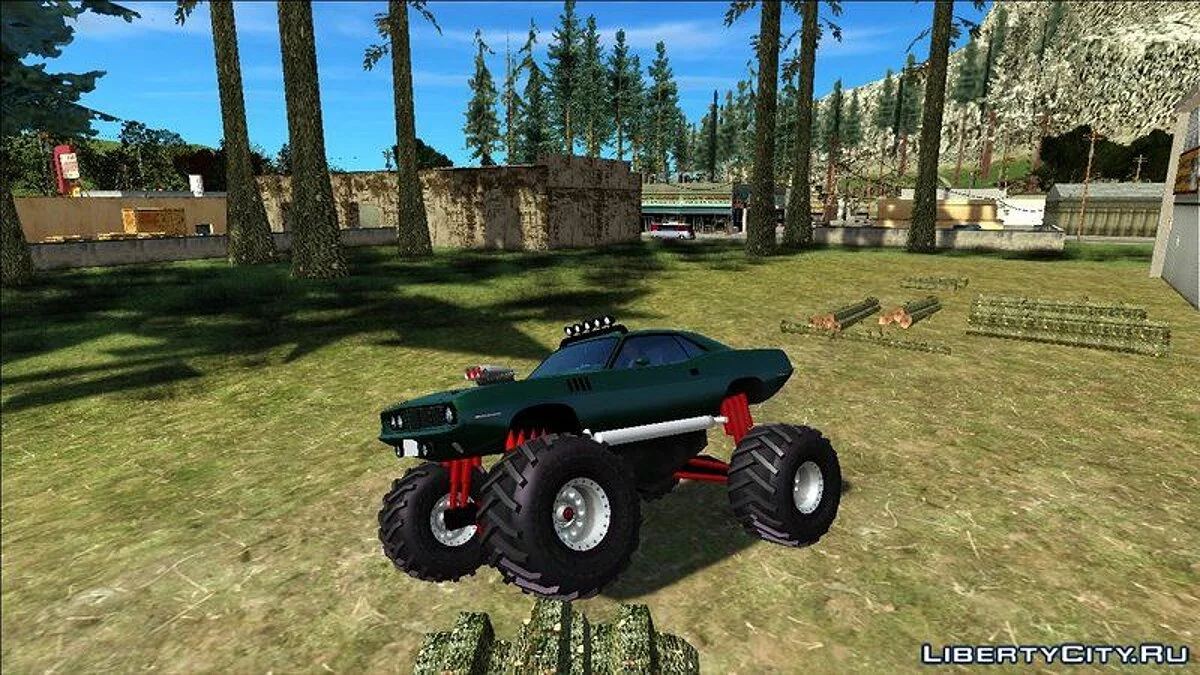 Plymouth Hemi Cuda Monster Truck 1971 / GTA San Andreas