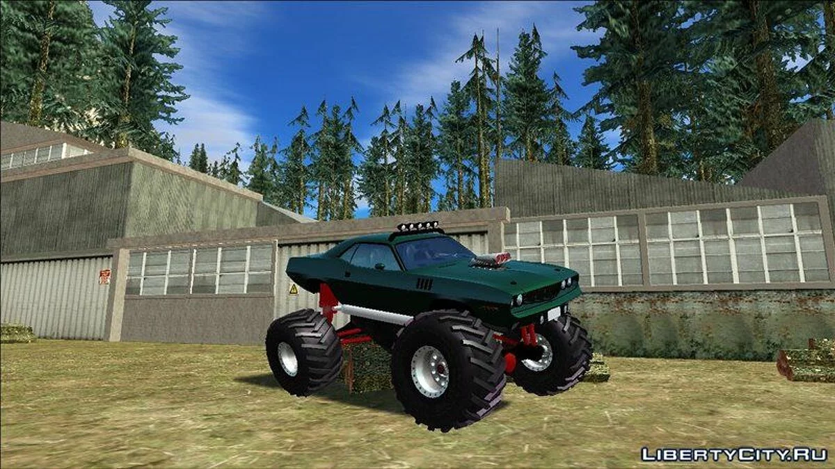 Plymouth Hemi Cuda Monster Truck 1971 / GTA San Andreas
