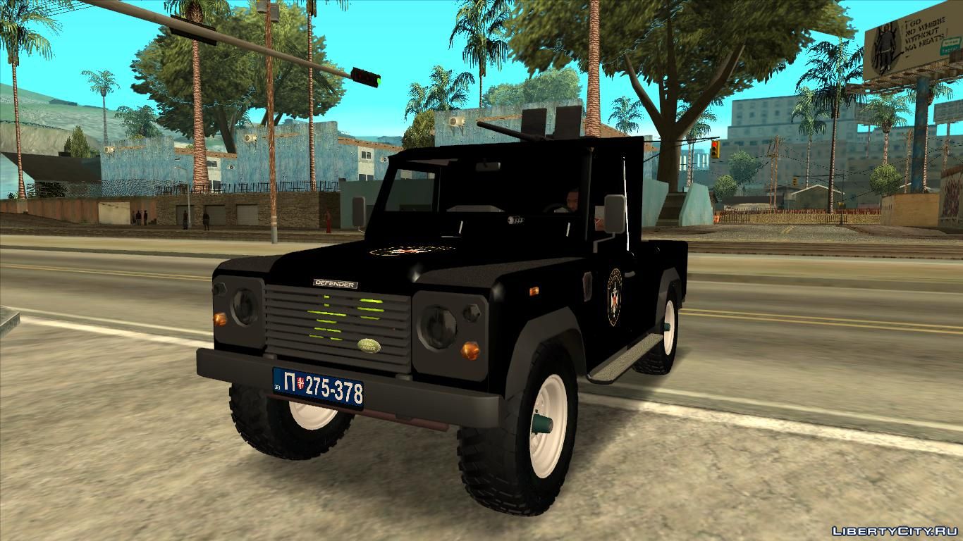 Gta defender edition. БТР 40 для ГТА са. Land Rover Defender для ГТА са. ГТА Сан андреас машина росгврардия. Land Rover Defender 130 для ГТА са.