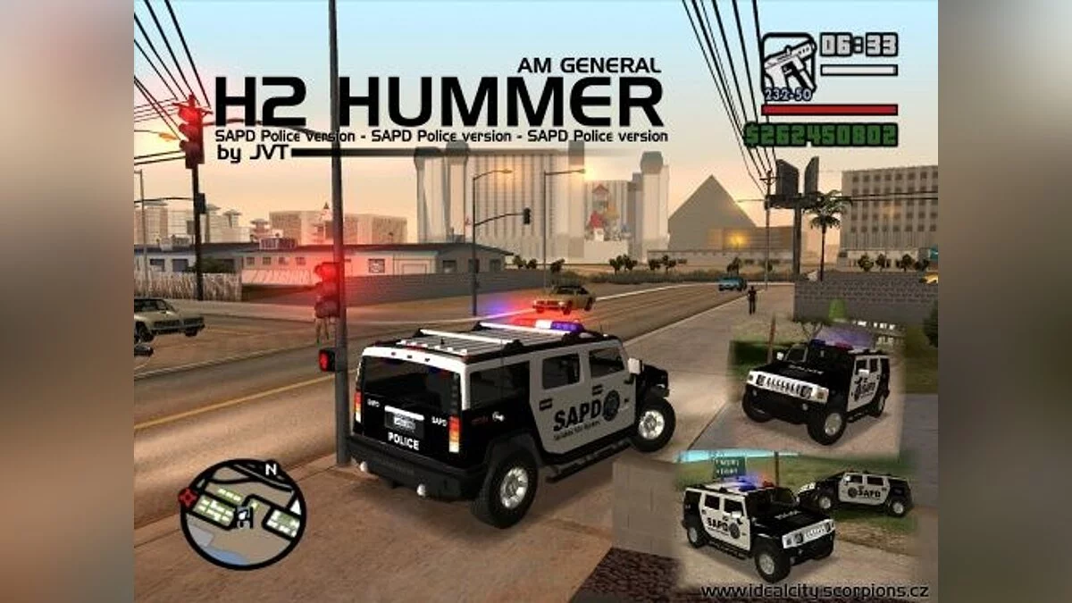 H2 Hummer police / GTA San Andreas