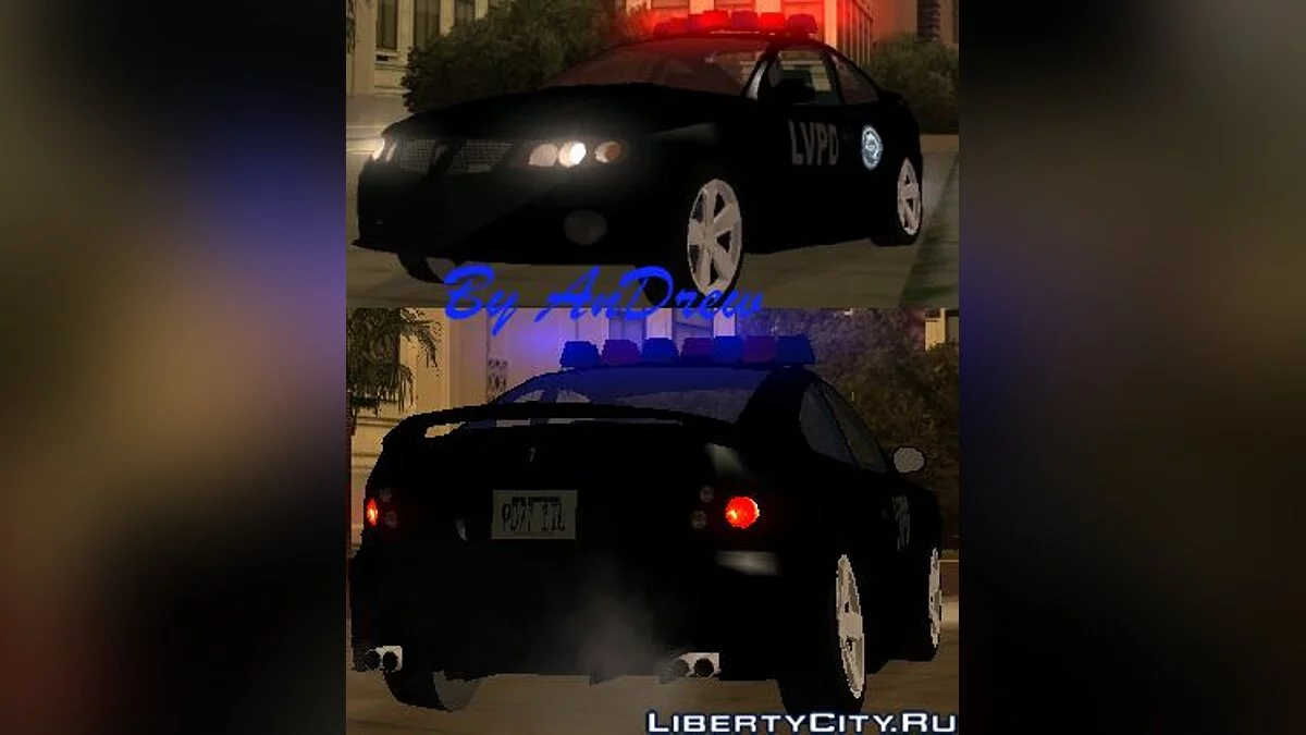 Pontiac GTO 2004 Cop  / GTA San Andreas