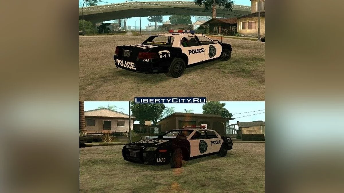 Полицейская тачка из NFS: MW / GTA San Andreas