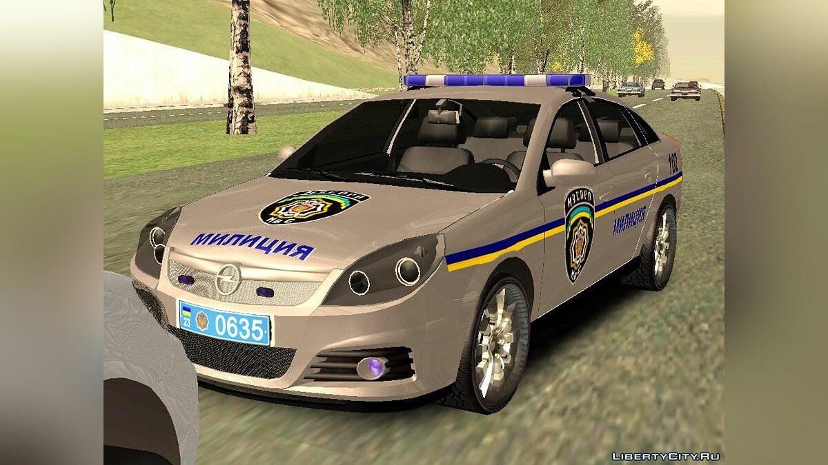 Скачать Opel vectra милиция украина для GTA San Andreas