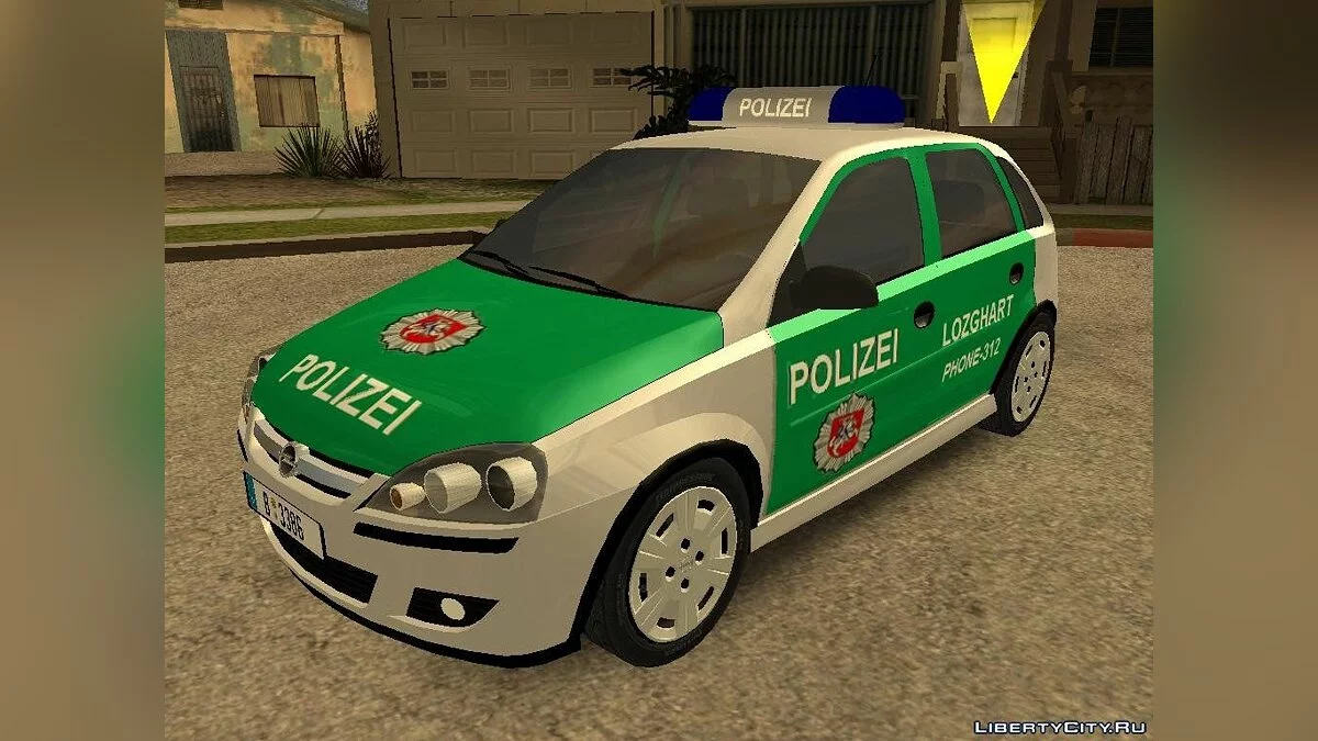 Полицейская Опель Корса / GTA San Andreas