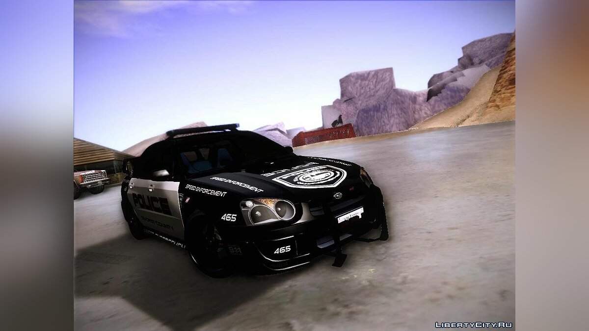 Скачать Subaru Impreza WRX STI Police Speed Enforcement для GTA San Andreas