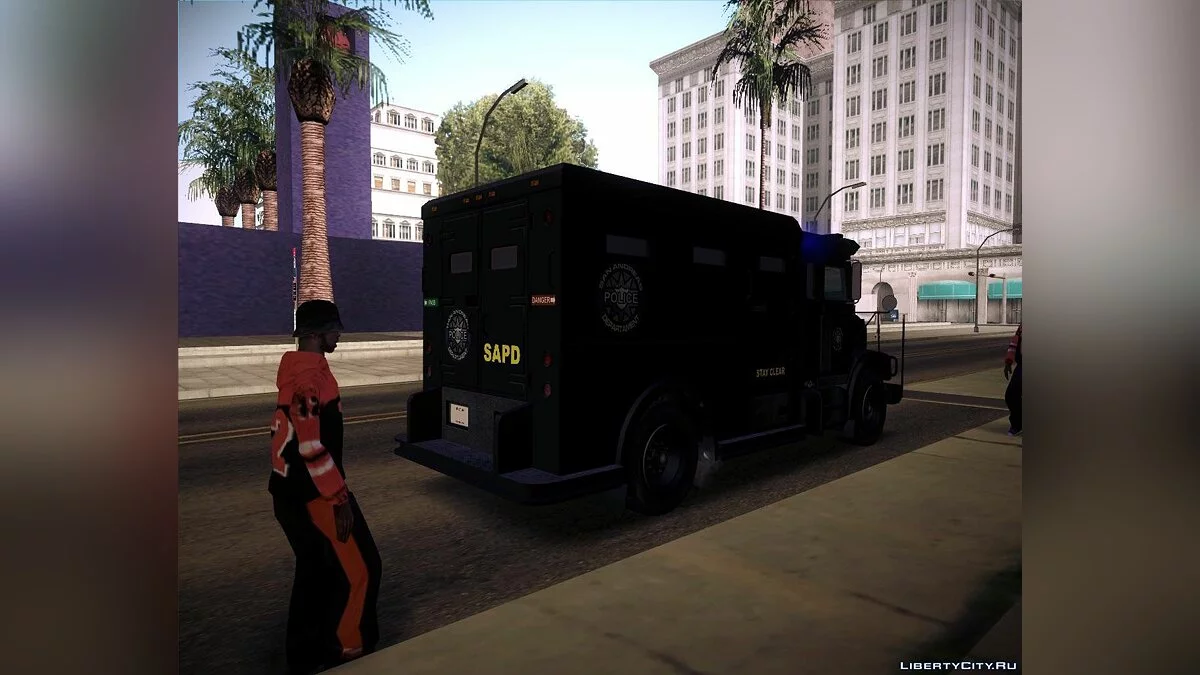 Stokade SAPD SWAT van / GTA San Andreas