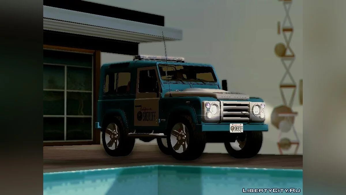 Land Rover Defender Seriff / GTA San Andreas