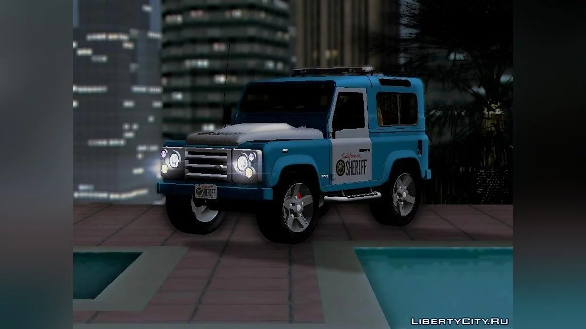 Land Rover Defender Seriff / GTA San Andreas