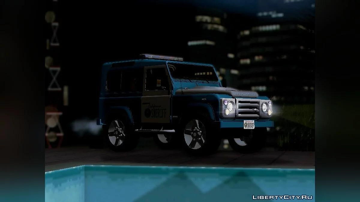 Land Rover Defender Seriff / GTA San Andreas