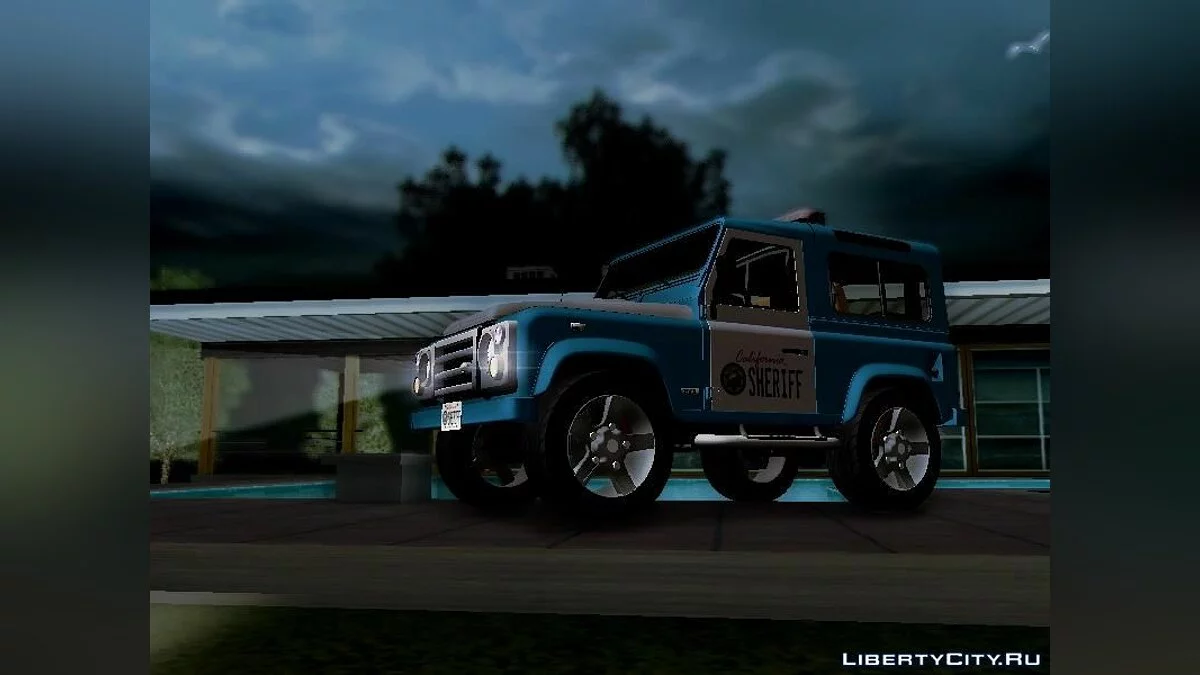 Land Rover Defender Seriff / GTA San Andreas