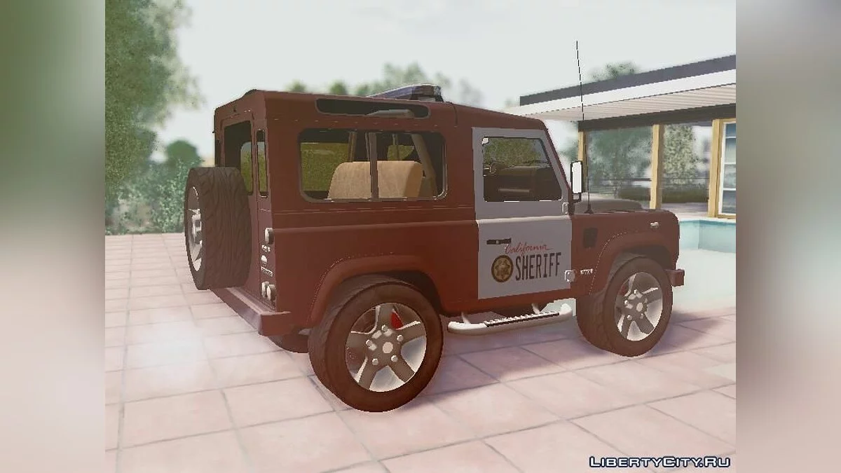 Land Rover Defender Seriff / GTA San Andreas