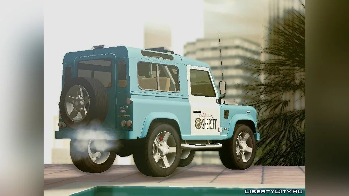 Land Rover Defender Seriff / GTA San Andreas