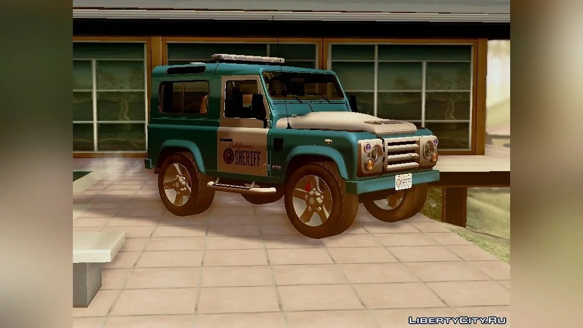 Land Rover Defender Seriff / GTA San Andreas