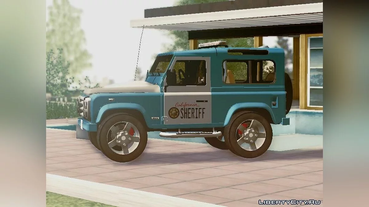 Land Rover Defender Seriff / GTA San Andreas