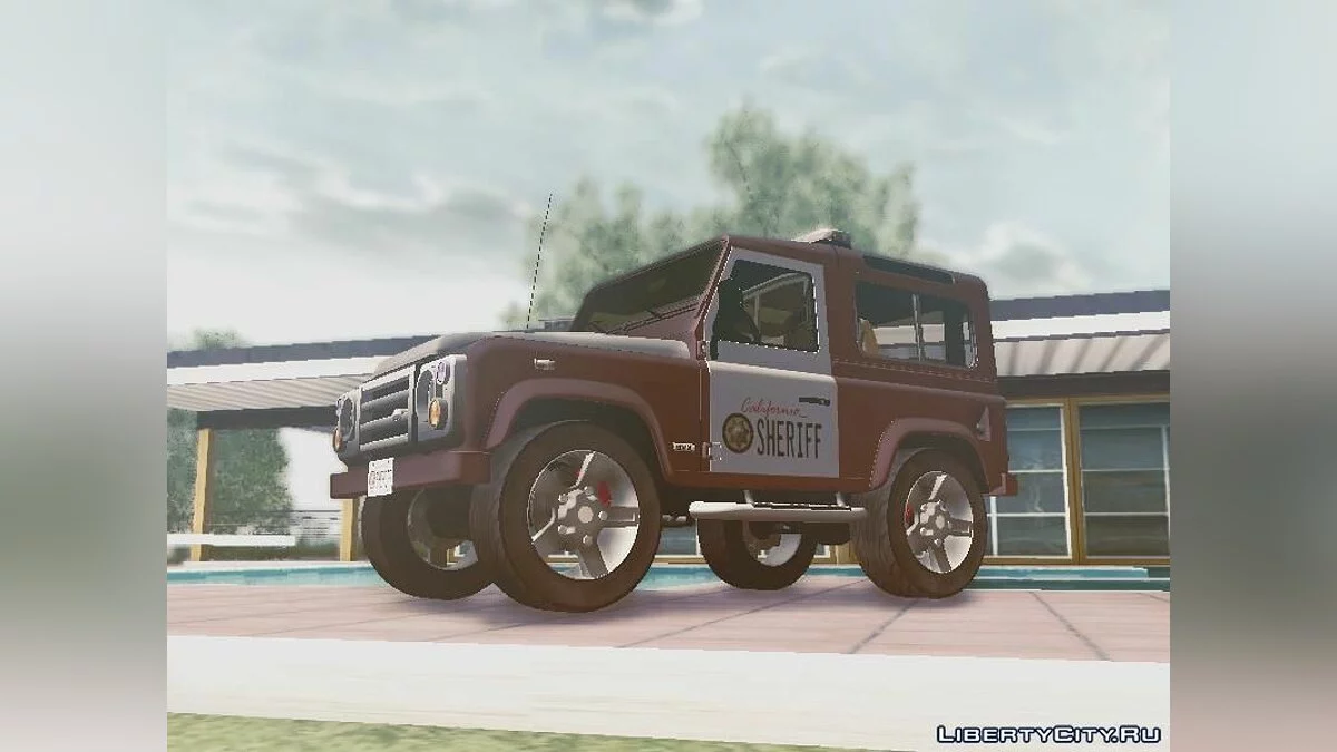 Land Rover Defender Seriff / GTA San Andreas