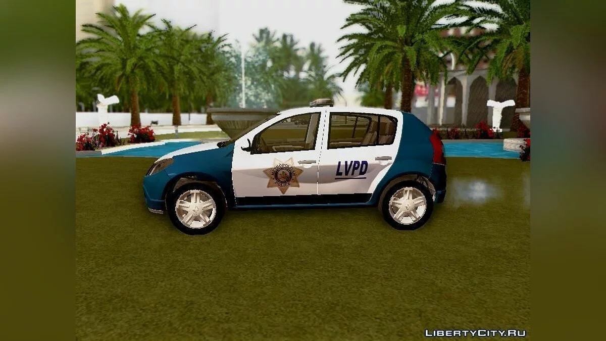 Renault Sandero Полиция Лас-Вегас / GTA San Andreas