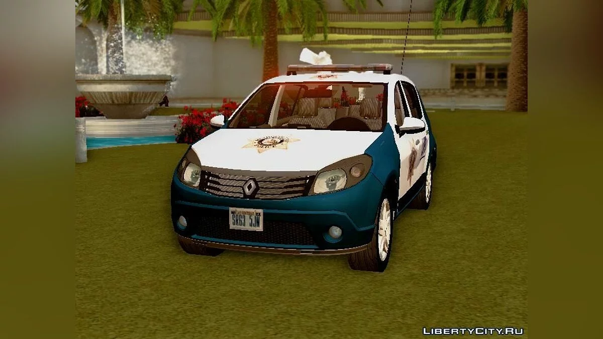 Renault Sandero Полиция Лас-Вегас / GTA San Andreas