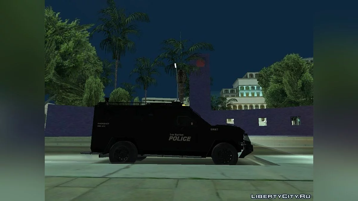 Black LSPD 2009 Lenco Bearcat / GTA San Andreas