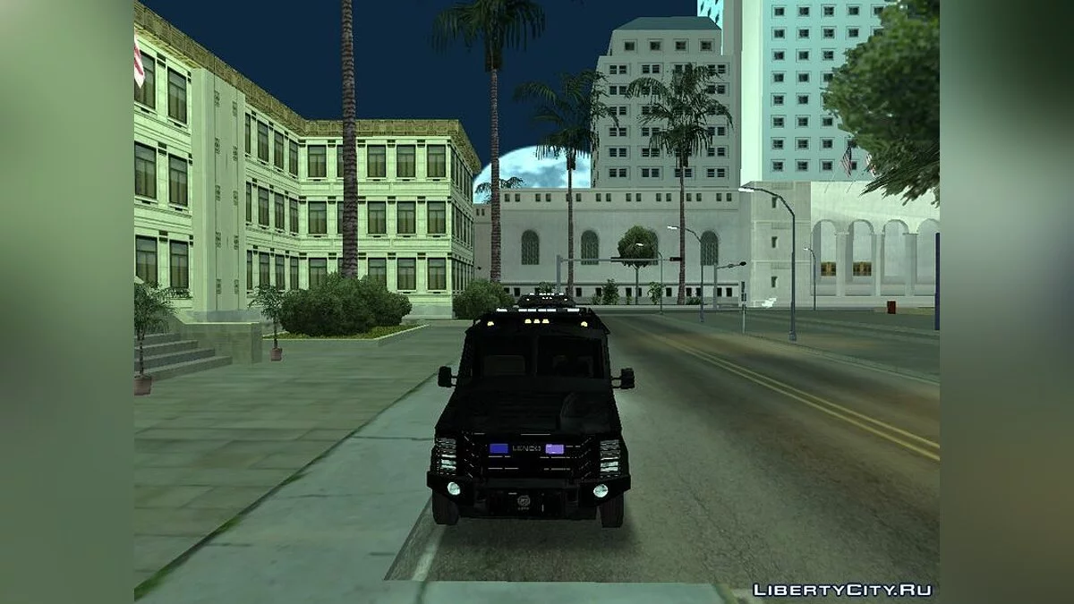 Black LSPD 2009 Lenco Bearcat / GTA San Andreas