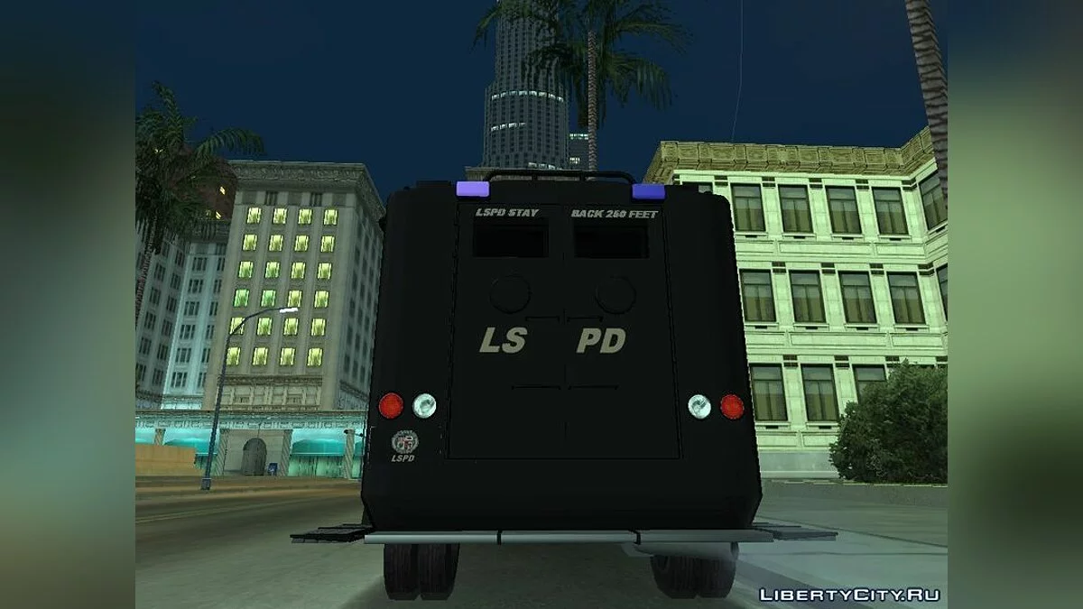 Black LSPD 2009 Lenco Bearcat / GTA San Andreas