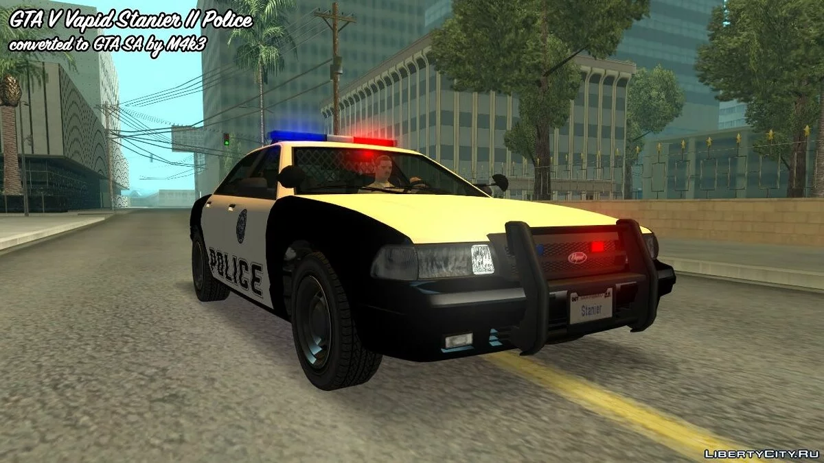GTA 5 Vapid Stanier II Police / GTA San Andreas