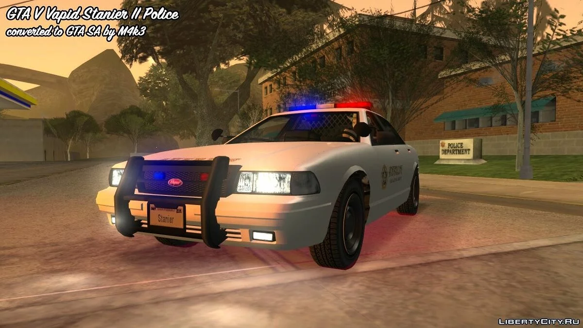 GTA 5 Vapid Stanier II Police / GTA San Andreas