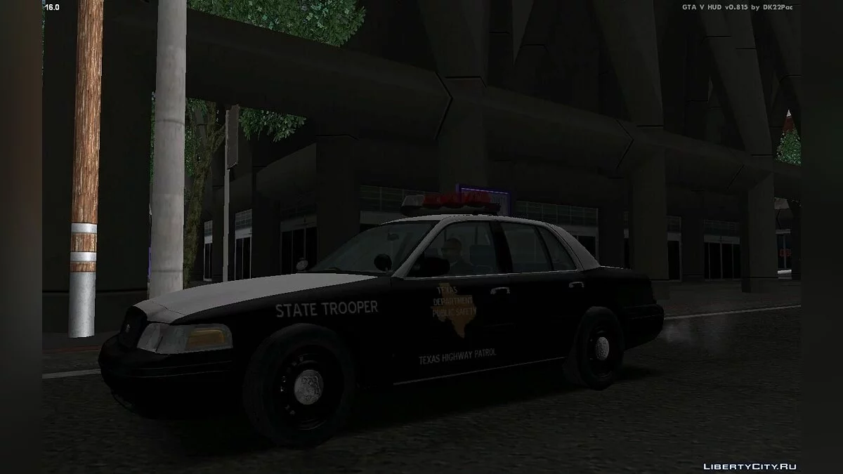 Ford Crown Victoria Texas Police [MQ] / GTA San Andreas