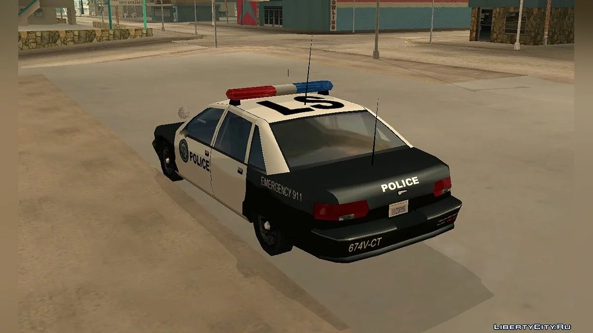 Police pack by nyolc8 [SA Style] / GTA San Andreas