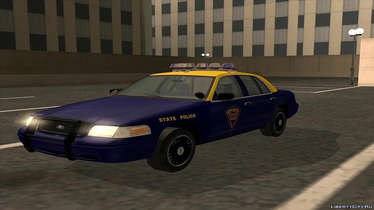 Ford Crown Victoria West Virginia Police / GTA San Andreas