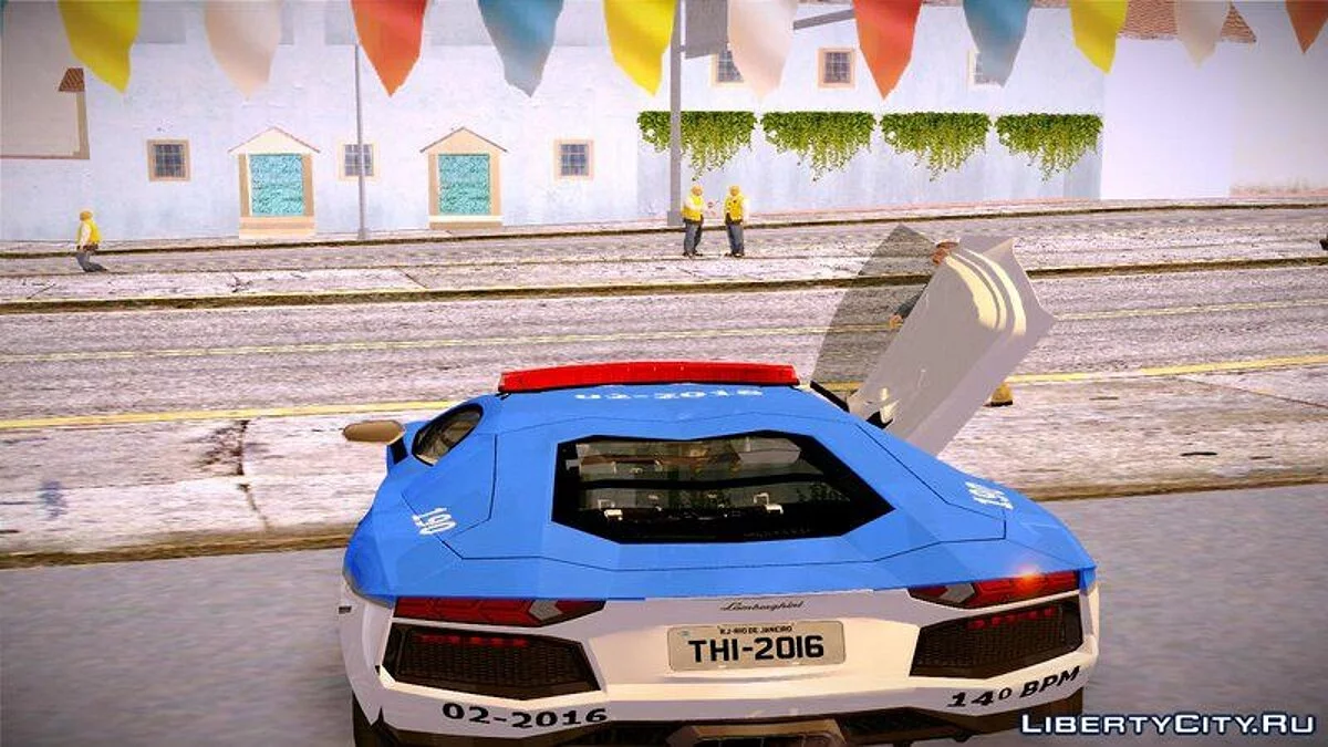 Lamborghini Aventador LP700 da polícia do Rio de Janeiro / GTA San Andreas