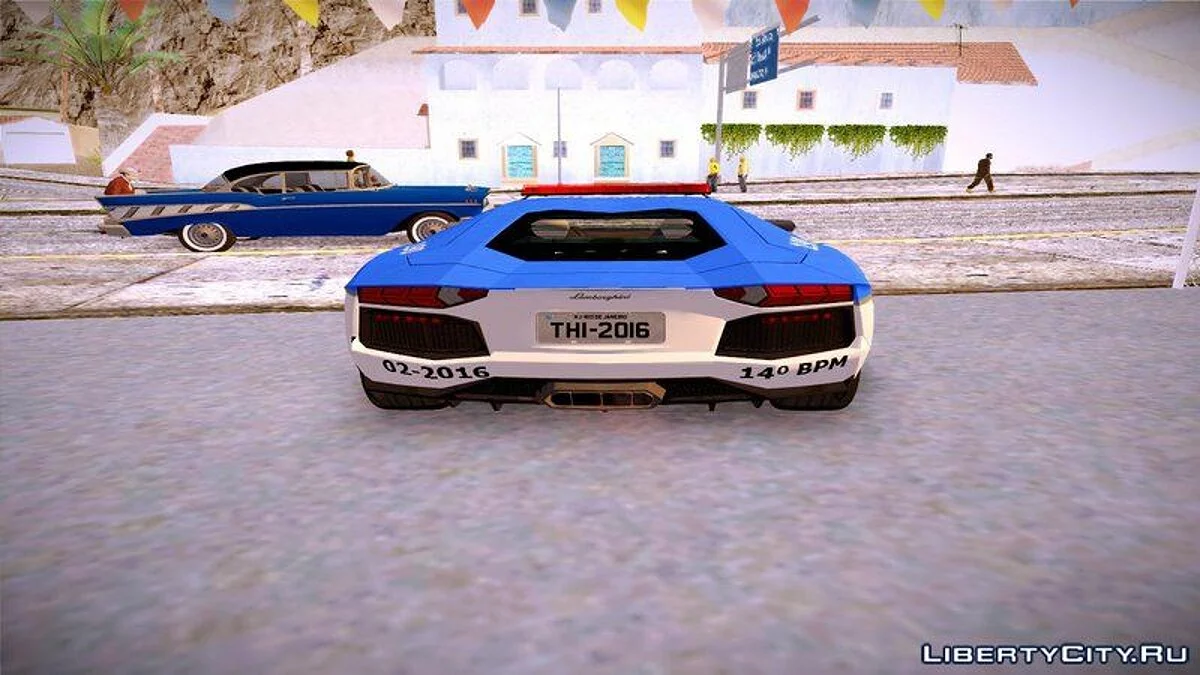 Lamborghini Aventador LP700 da polícia do Rio de Janeiro / GTA San Andreas