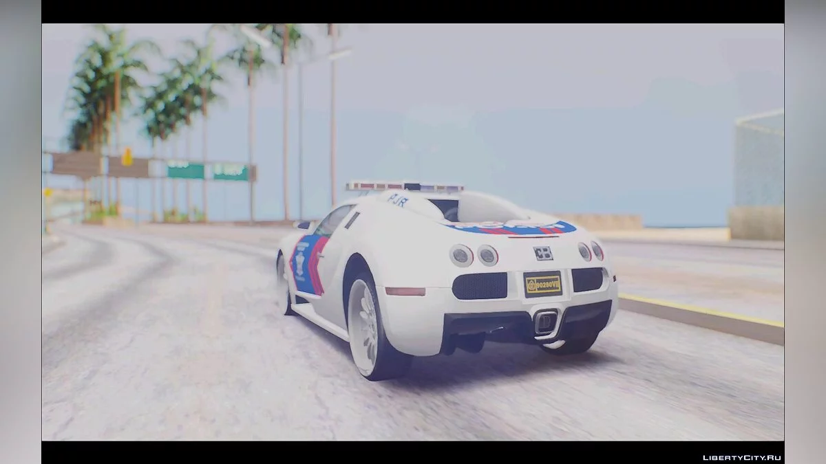 Bugatti Veyron Indonesian Police / GTA San Andreas