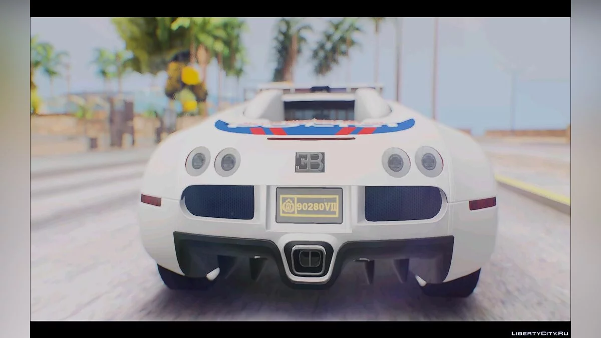 Bugatti Veyron Indonesian Police / GTA San Andreas