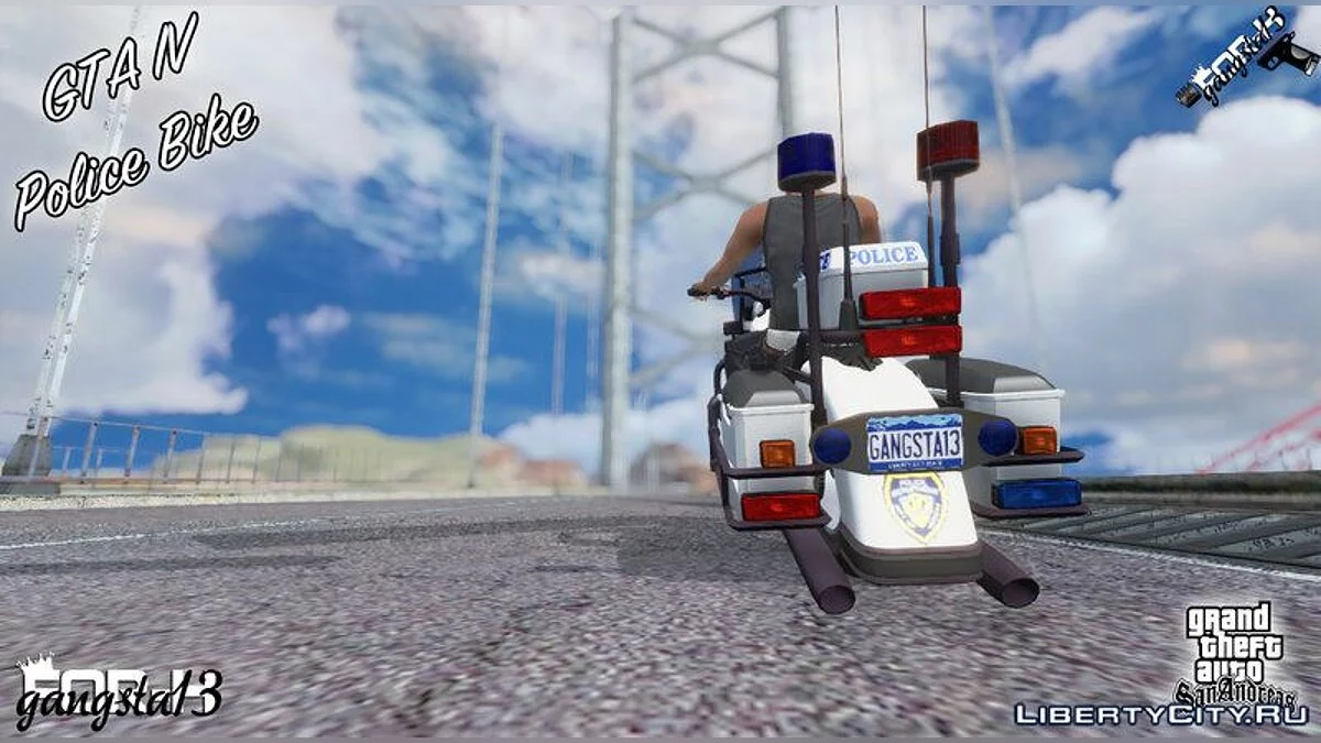 GTA IV Police Bike / GTA San Andreas