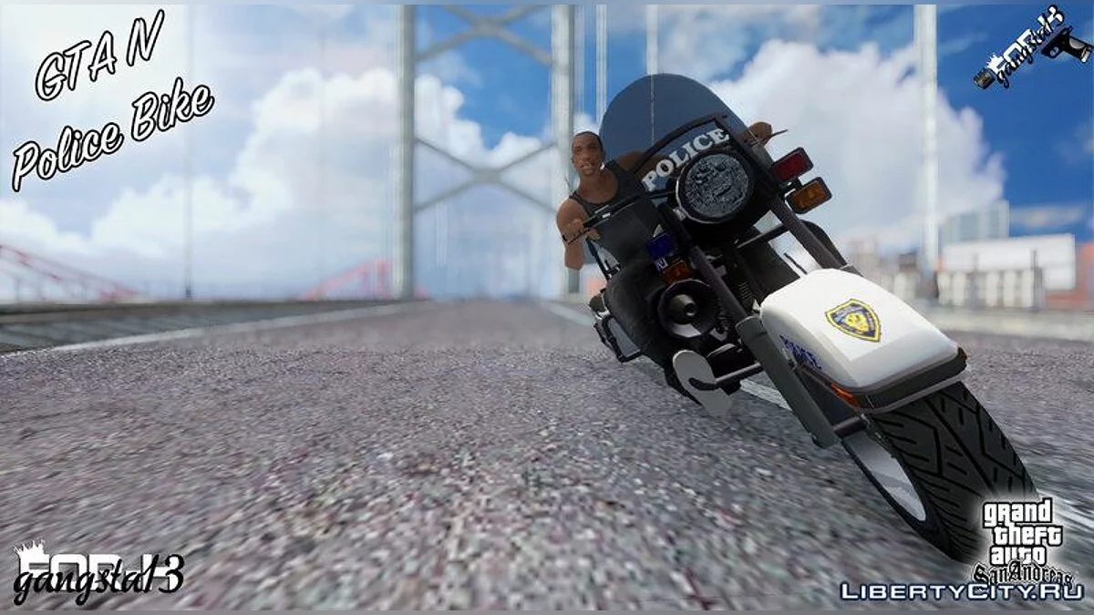 GTA IV Police Bike / GTA San Andreas
